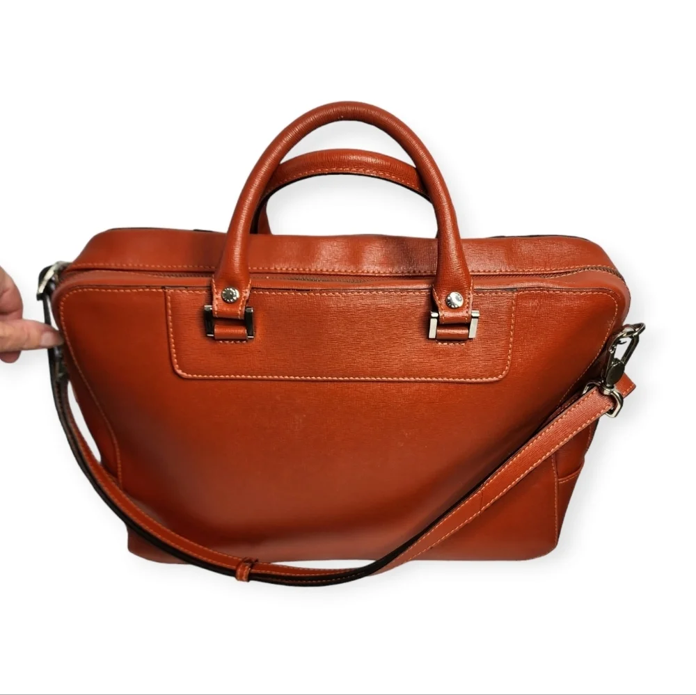 Gianni Conti shoulder bag, cognac, earth, rust colour - Picture 1 of 16